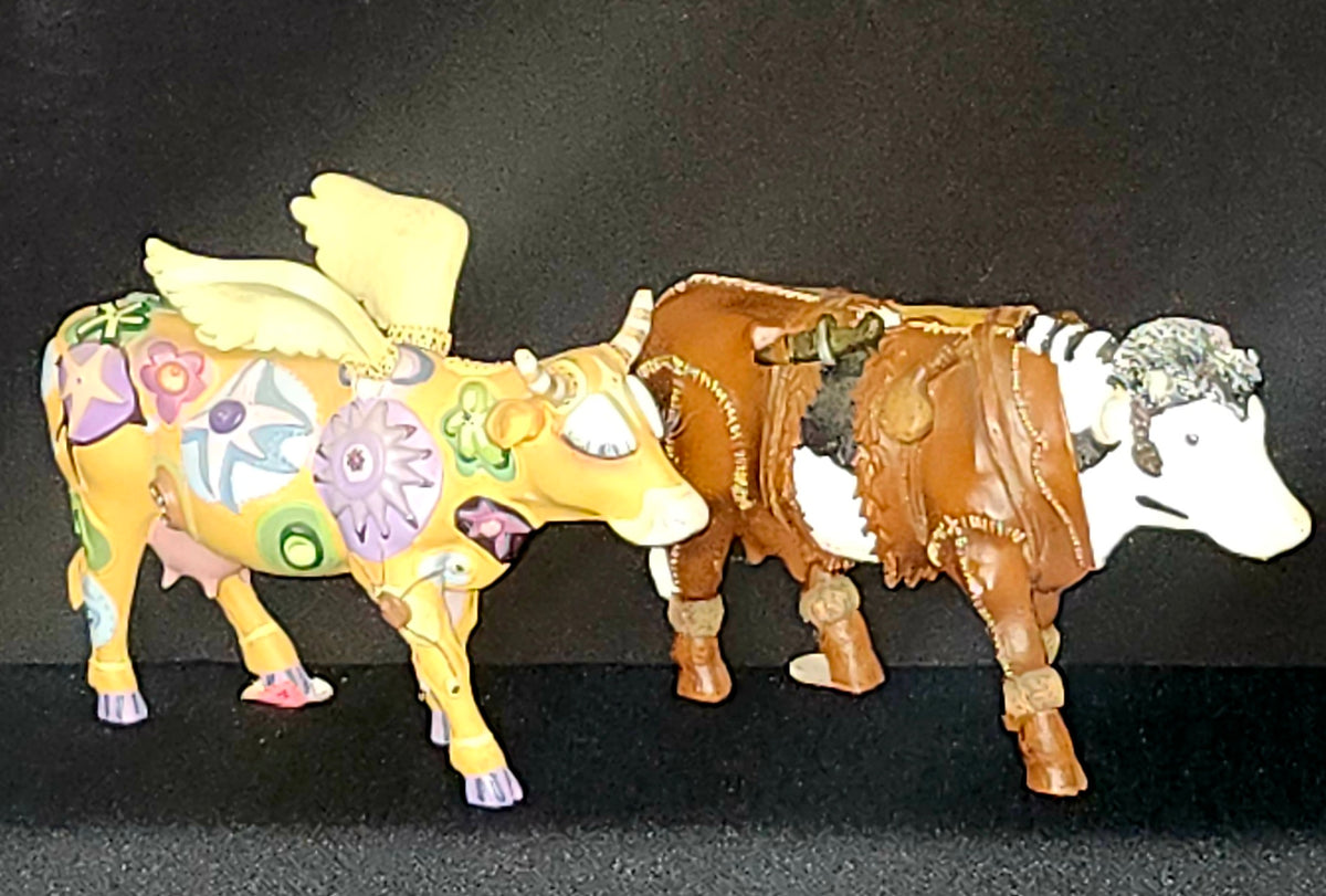 CowParade Angelicow and Dairy Crockett (2-Cow Lot)