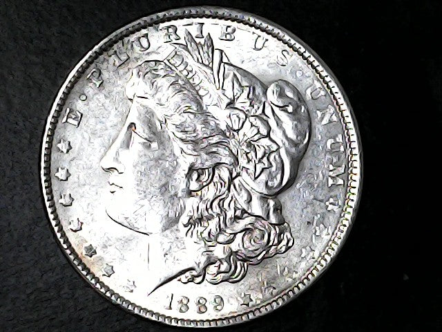 Morgan Dollar 1889-P Uncirculated Mint State (MS-60) SKU: AA21-1182P