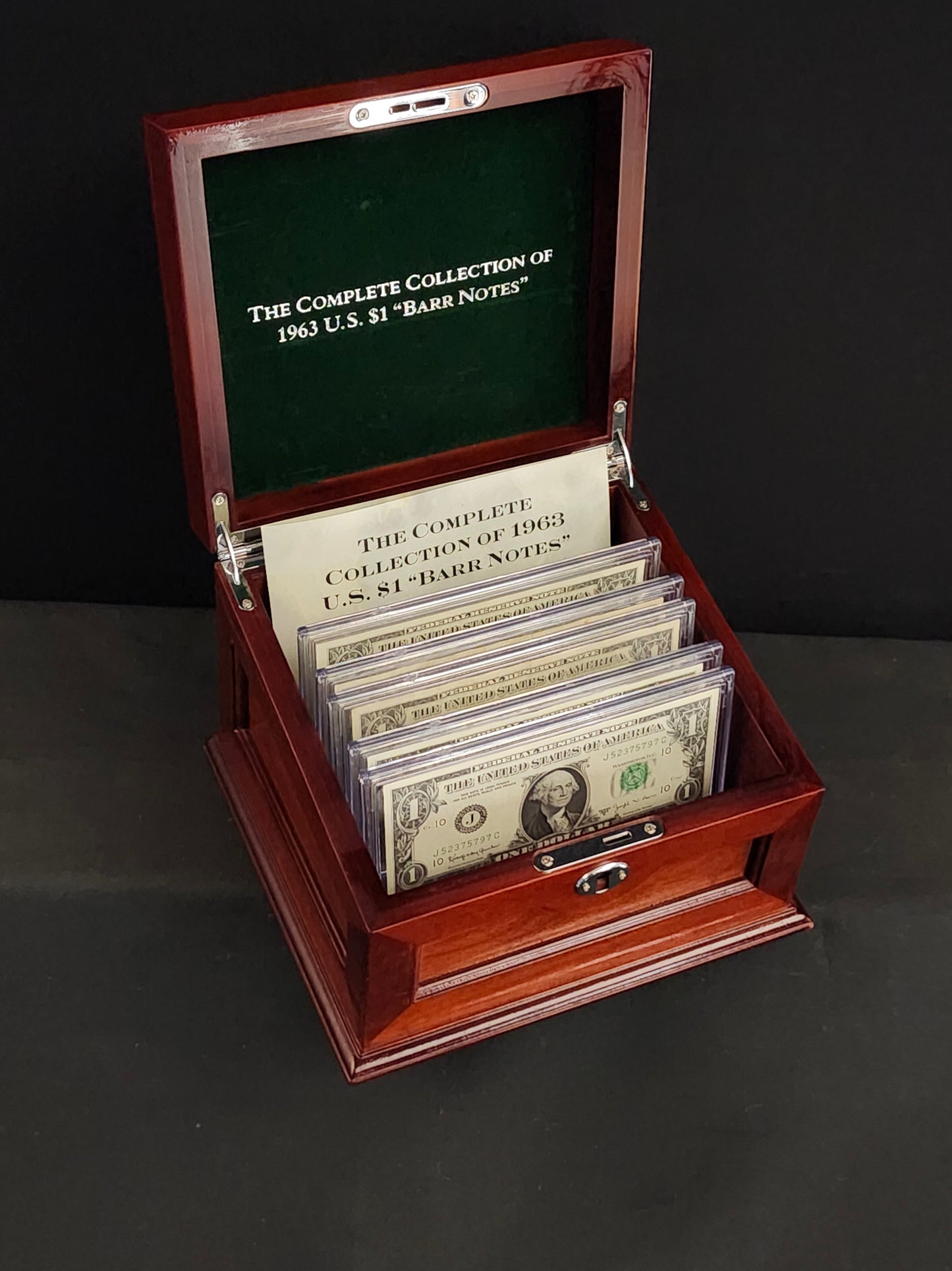 The Complete Collection of 1963 US $1 "Barr Notes" BN-26-1110$