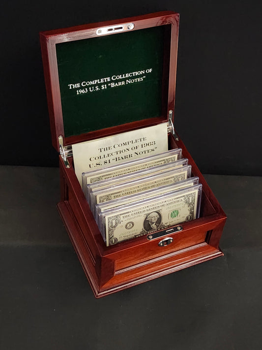 The Complete Collection of 1963 US $1 "Barr Notes" BN-26-1110$