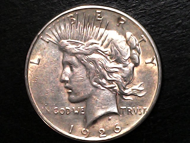 1926 Peace Dollar coin with Liberty 