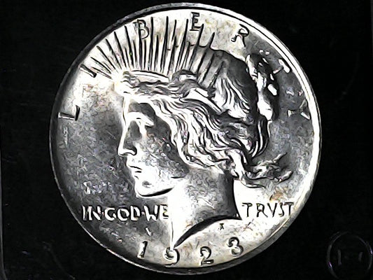 Peace Dollar 1923-P Mint State (MS-60) PE21-1373P