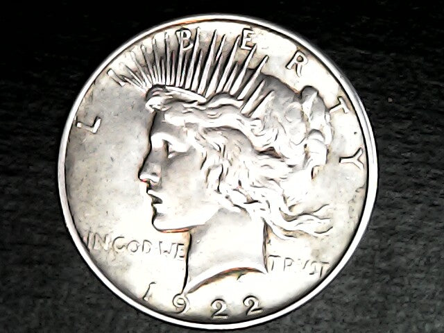 Peace Dollar 1922-P About Circulated (AU-55) PE26-1922P
