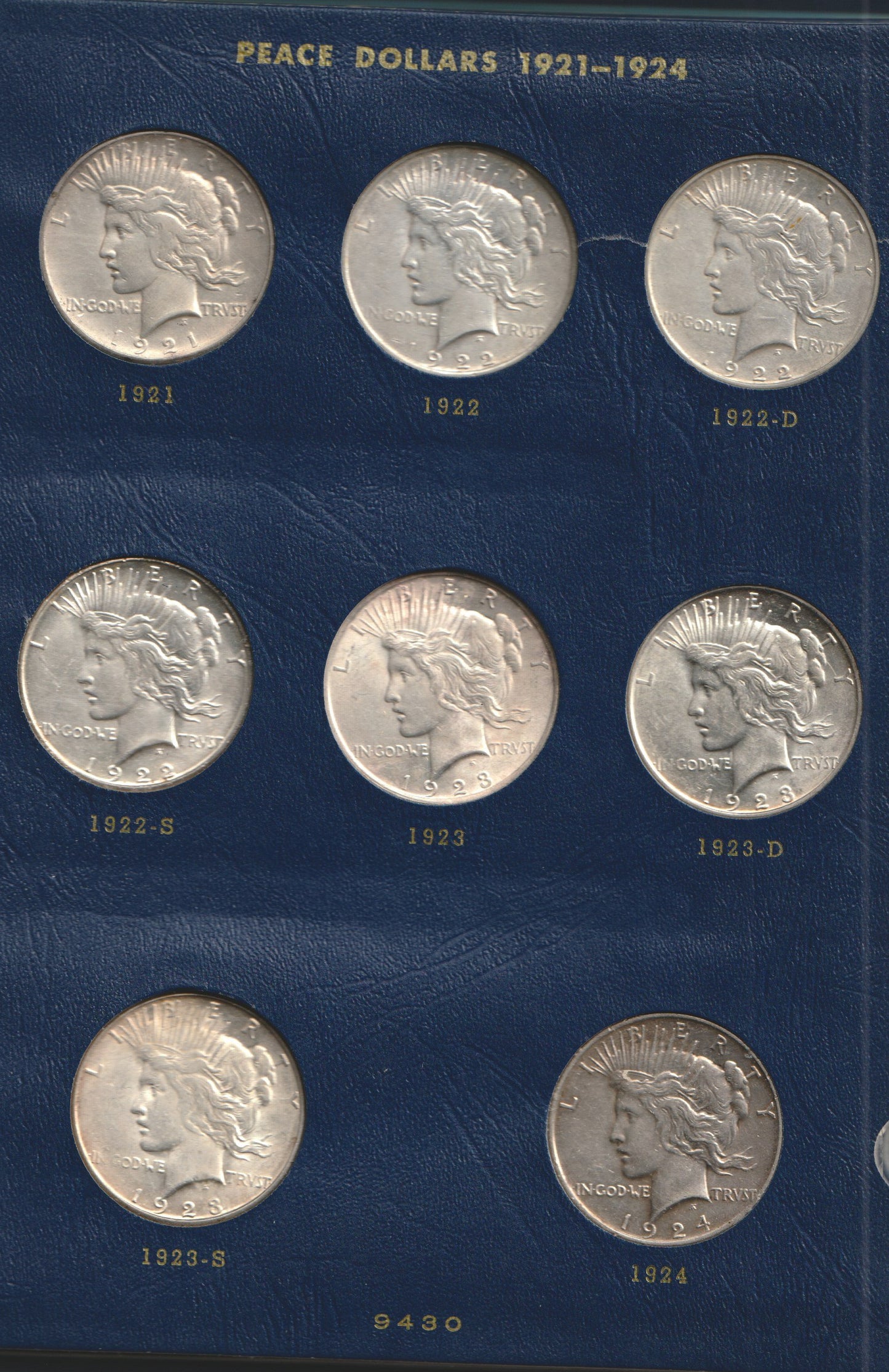 Peace Dollar 1921-1935 AA21-1492BK