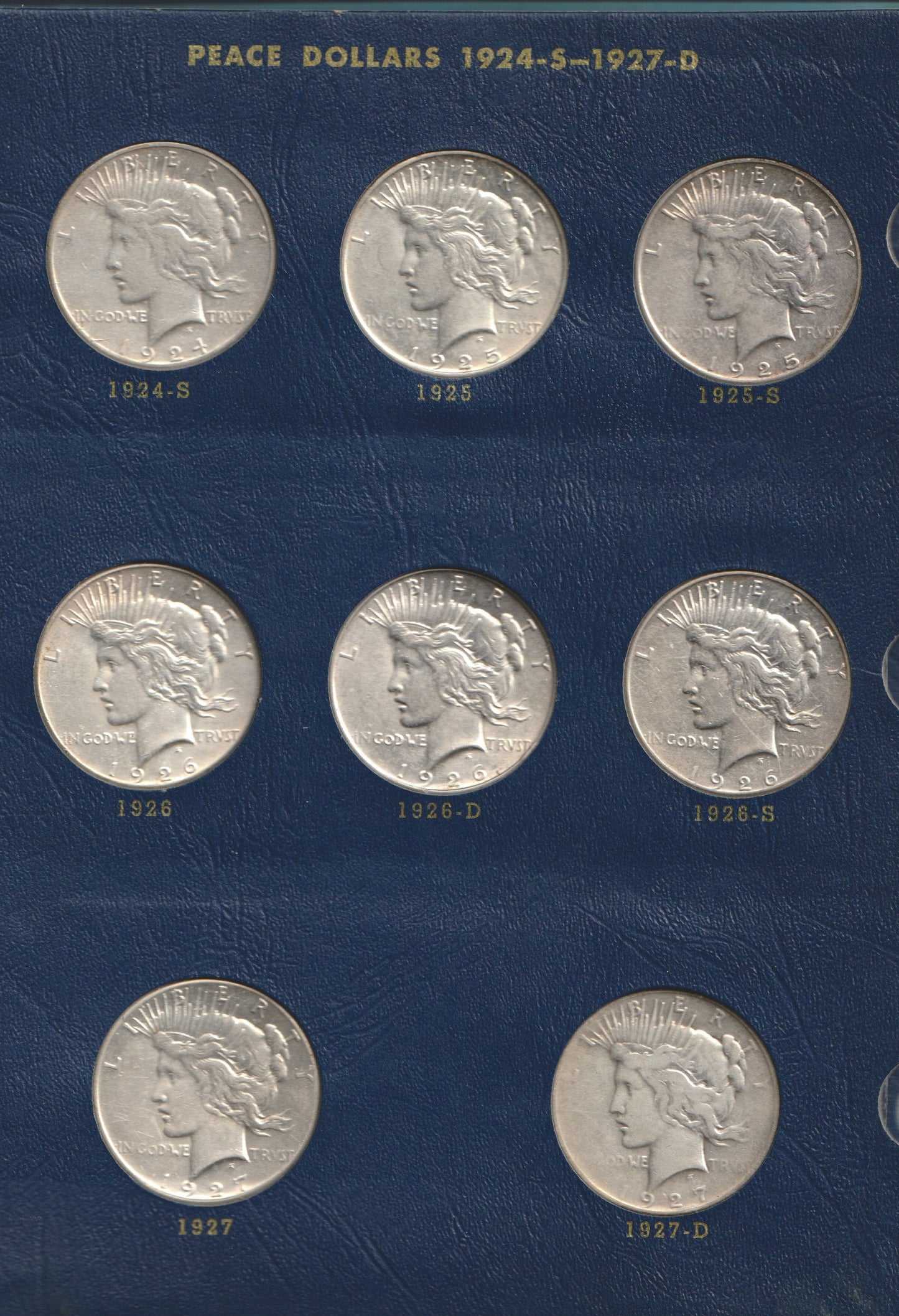Peace Dollar 1921-1935 AA21-1492BK