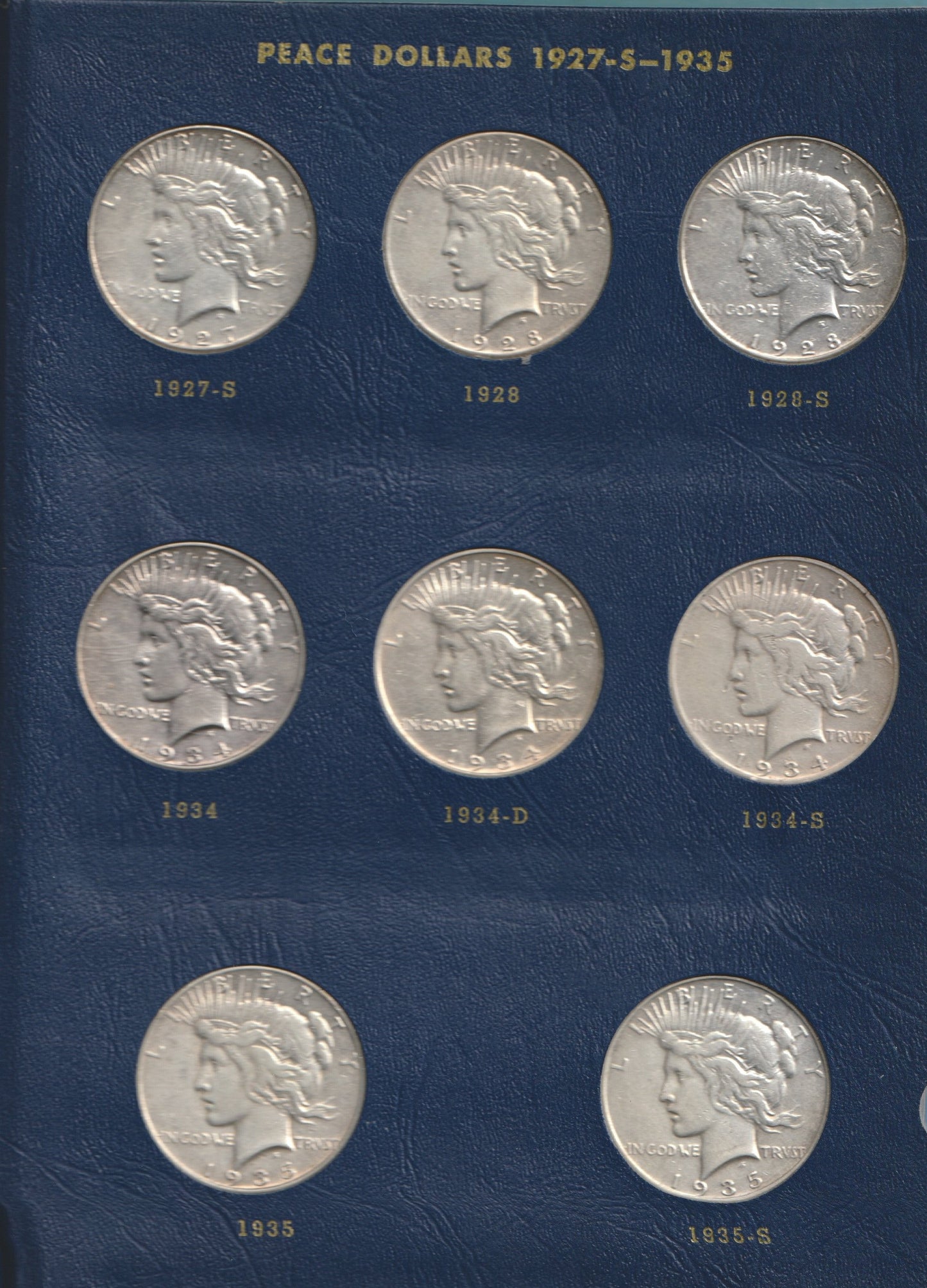 Peace Dollar 1921-1935 AA21-1492BK
