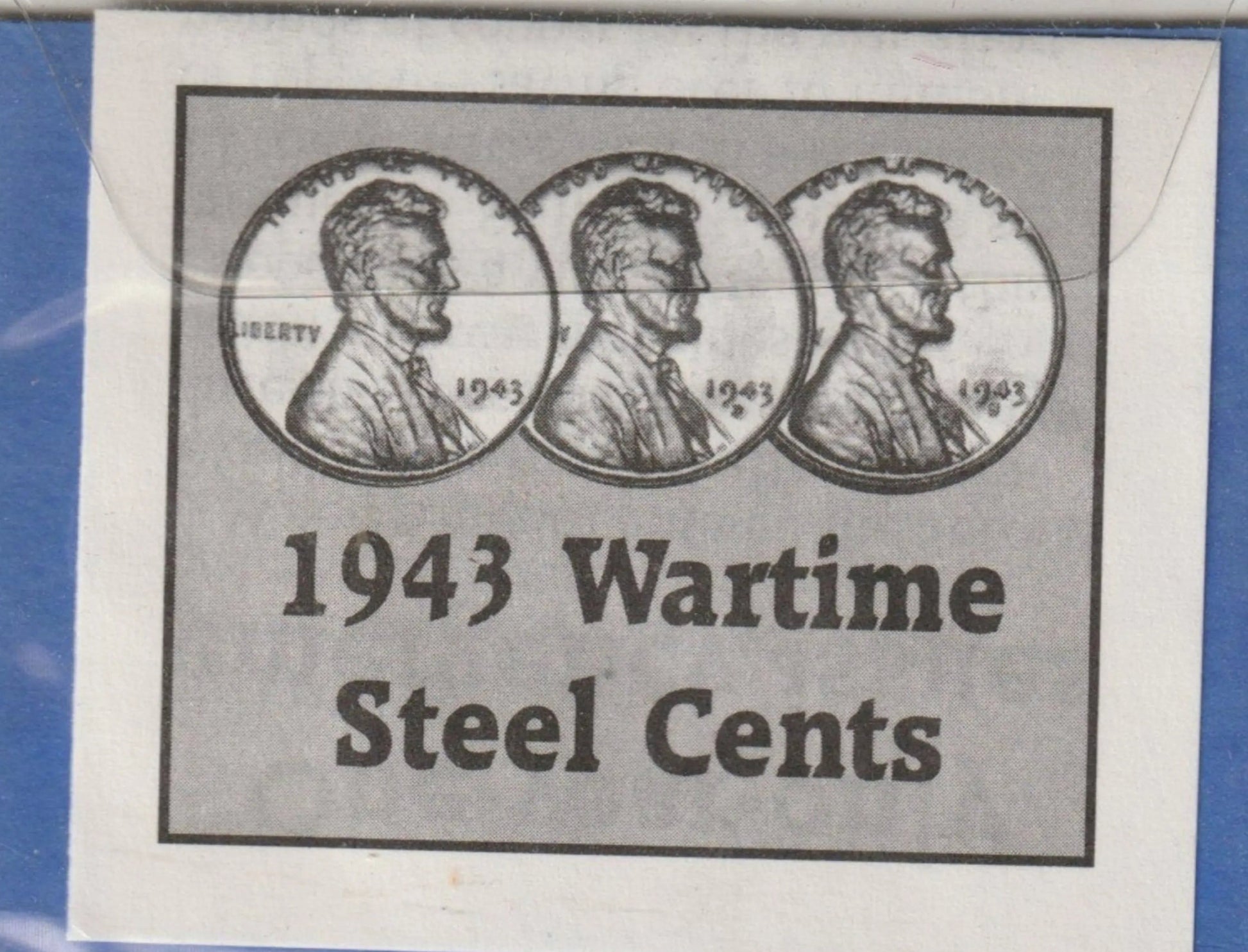 Wartime Steel Cents packaging unopened package
